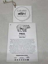 Doudou fait main au Portugal - Paul l'ours noir d'Amérique