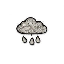 Broche Macon & Lesquoy 'nuage et pluie'