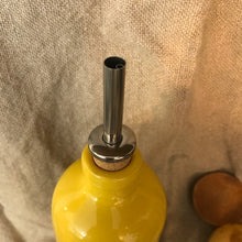 Bouteille en grès 0.6 L jaune moutarde - Manufacture de Digoin