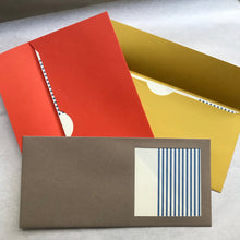 Set papier à lettre + enveloppe - fenêtre carrée