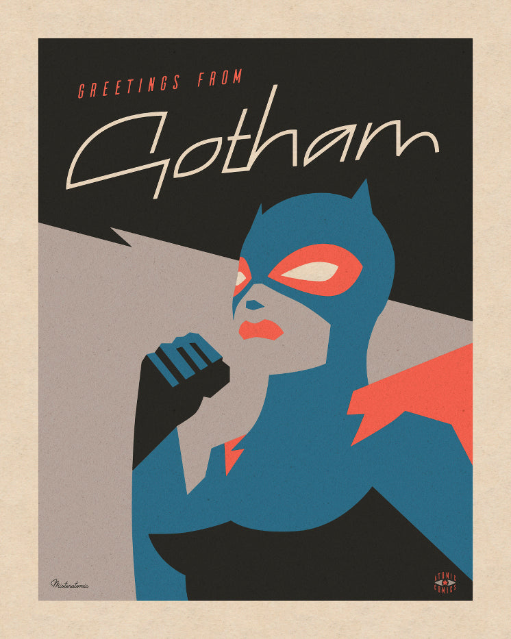 Affiche déco 'Gotham'