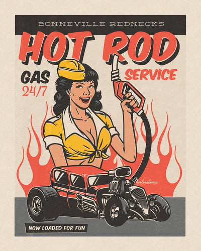 Affiche déco 'Hot Rod'