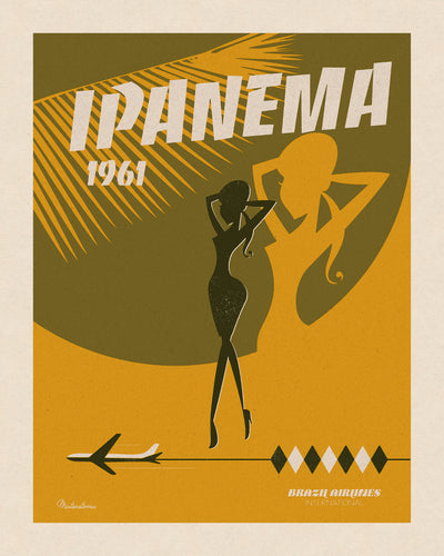 Affiche déco 'Ipanema'