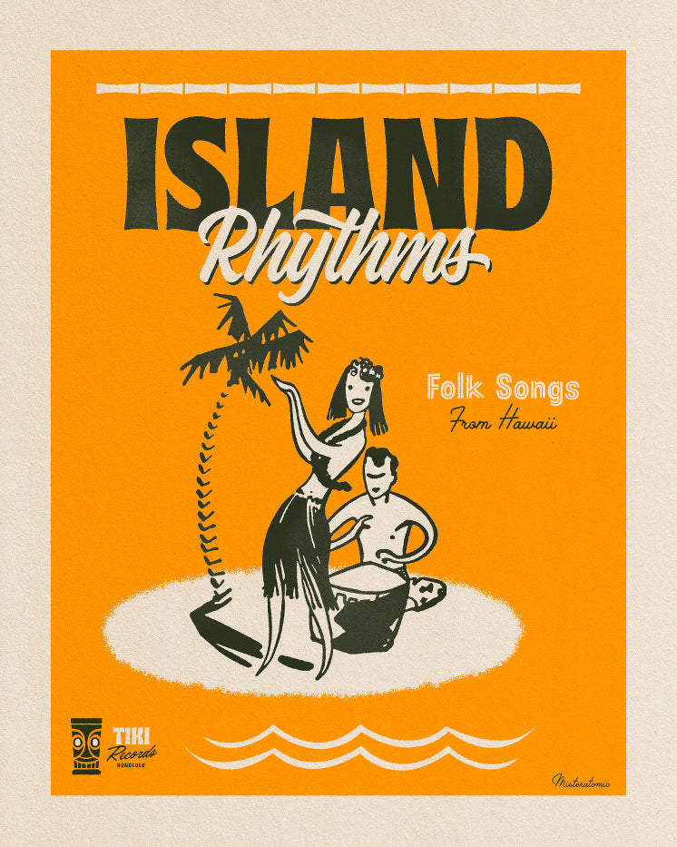 Affiche déco 'Island Rhythms'