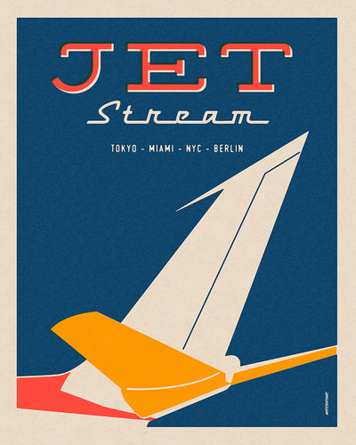 Affiche déco 'Jet Stream' - SOLD OUT