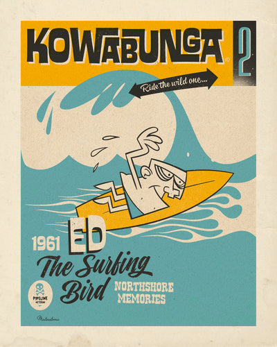 Affiche déco 'Kowabunga 2'