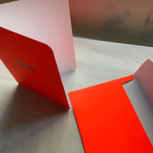 Carte double + enveloppe - Merci fluo- Le Typographe