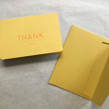 Carte double + enveloppe - Thank You - Le Typographe
