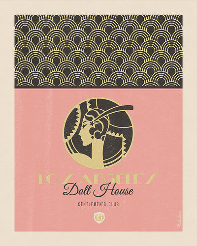 Affiche déco 'Los Angeles Doll House' - SOLD OUT
