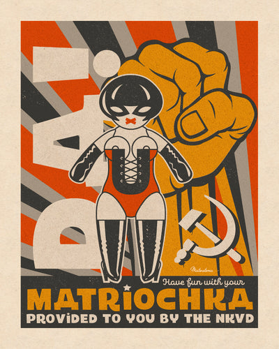 Affiche déco 'Matriochka'