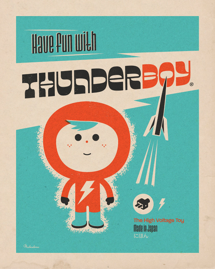 Affiche déco 'Thunderboy' - SOLD OUT