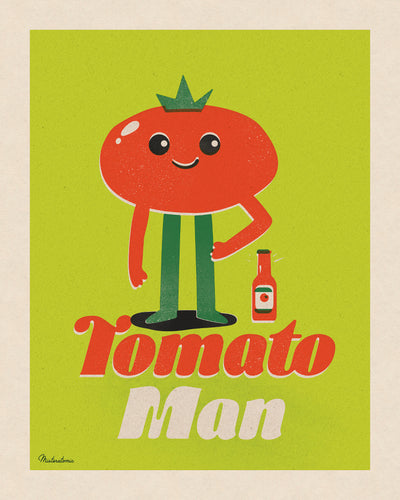 Affiche déco 'Tomato Man'
