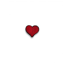 Broche Macon & Lesquoy 'cœur rouge'